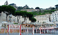 vista dalla spiaggia